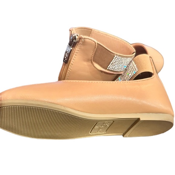 Little Girls Size 12 Tan BeBe Sandals Blinging Glam - Picture 7 of 7